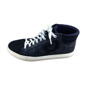 G/Fore Men Twilight Blue Leather "Skull" High Top Shoes Sneakers G4MS22F13 Sz 10
